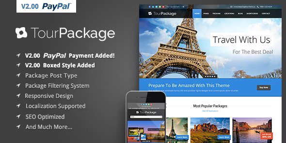 Tour Package - Wordpress Travel/Tour Theme