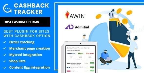 Download Cashback Tracker Pro GPL v2.6.4 WordPress Plugin